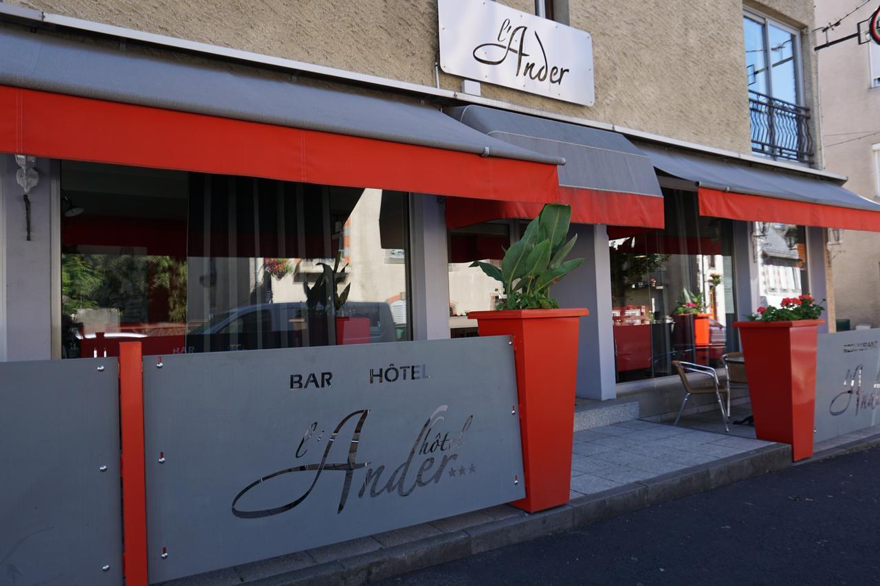 hotel l Ander Saint-Flour  Buitenkant foto