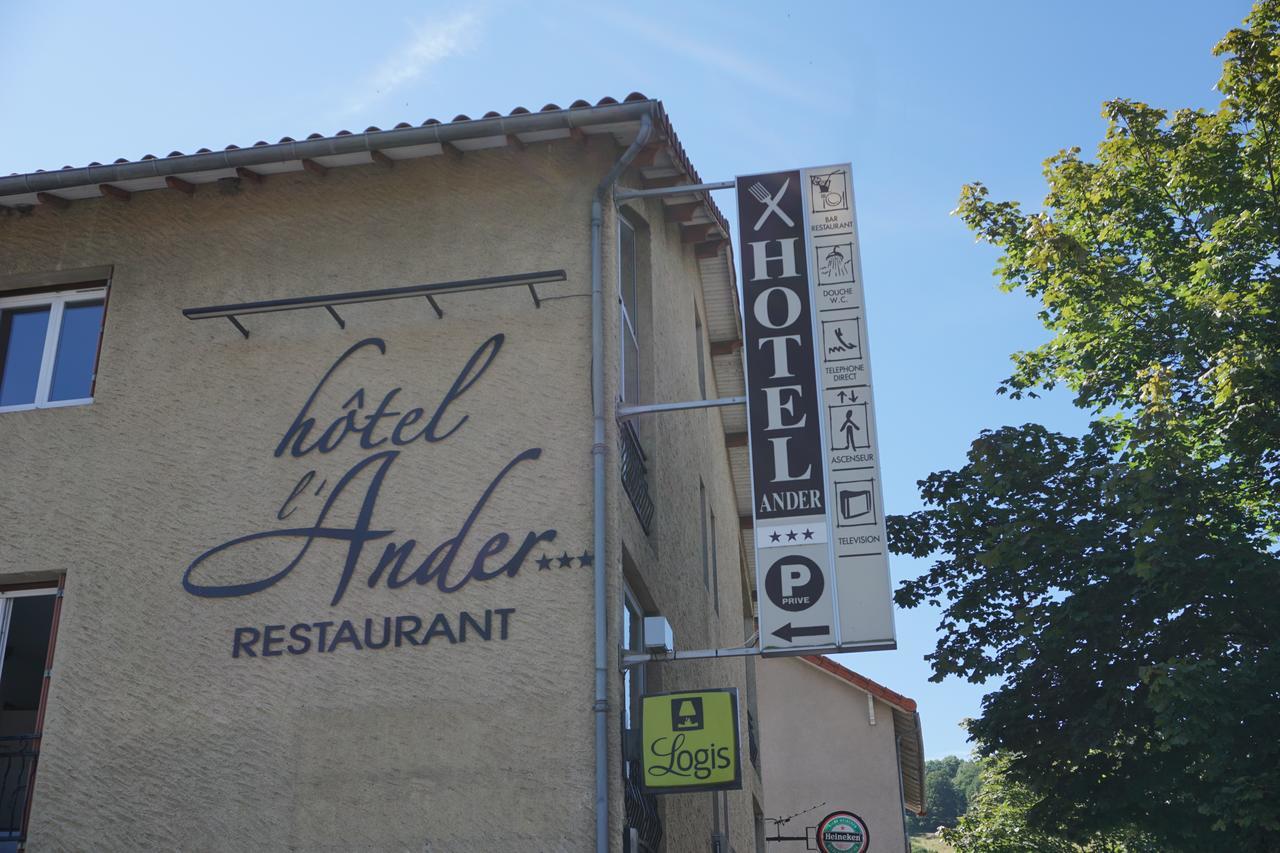 hotel l Ander Saint-Flour  Buitenkant foto